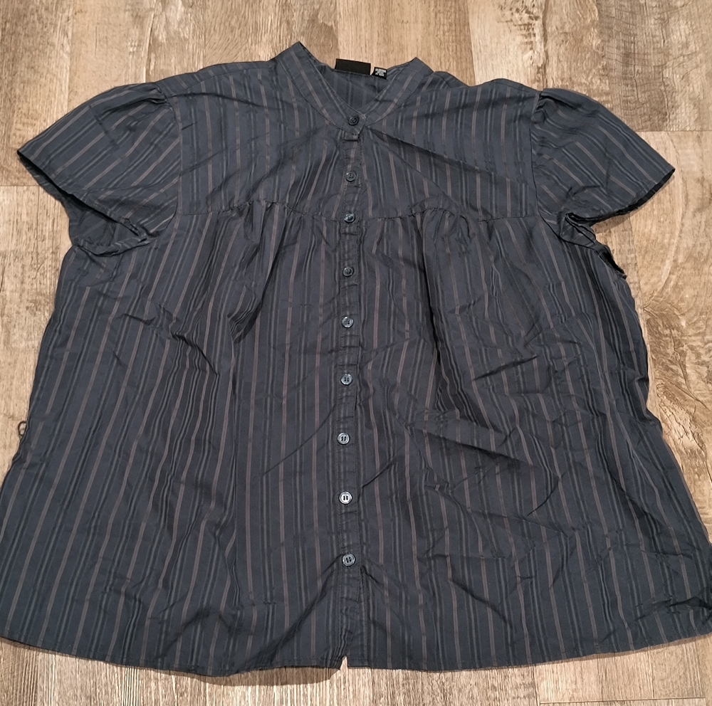 A.N.A. Button Down Blouse